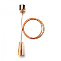 Plumen Drop Cap + Pendant Set E27 Copper