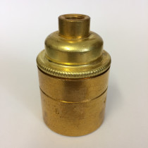 Metal Lamp Holder E27 Antique Gold