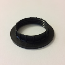 Plastic Shade Ring E27 Black