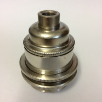 Metal Lamp Holder E27 Antique Threaded Nickel (142471187277)