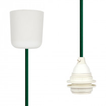 Pendant Lamp Plastic Green