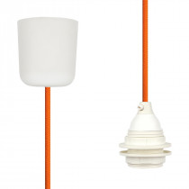 Pendant Lamp Plastic Orange