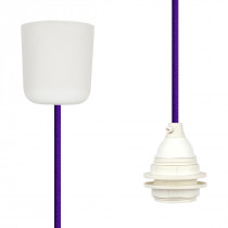Pendant Lamp Plastic Purple