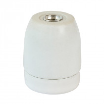 Porcelain Lamp Holder E27 Glazed