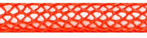 Textile Cable Neon Orange Netlike Covering