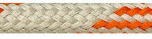 Textile Cable Orange-Beige
