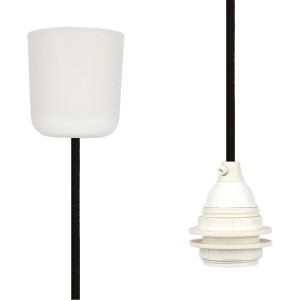 Pendant Lamp Plastic Black