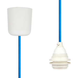 Pendant Lamp Plastic Blue-Turquoise