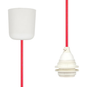 Pendant Lamp Plastic Neon-Pink-Orange