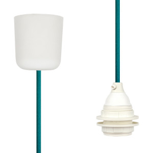 Pendant Lamp Plastic Turquoise