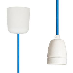 Pendant Lamp Porcelain Blue-Turquoise