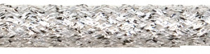 Textile Cable Silver-Glitter