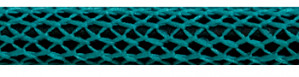 Textile Cable Turquoise-Black Netlike Textile Covering