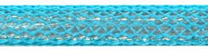 Textile Cable Turquoise Netlike Textile Covering