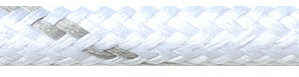 Textile Cable White-Grey Striped